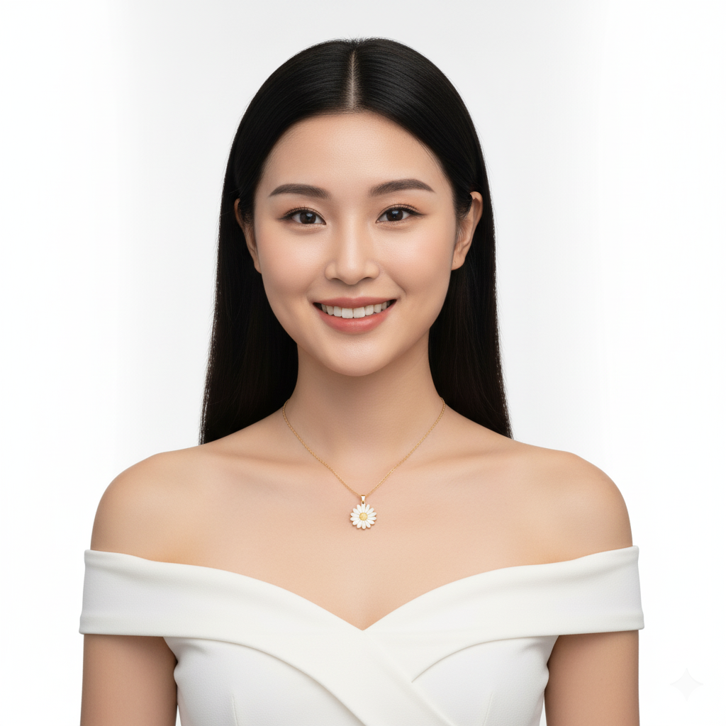 Twinkling 4-Piece Layered Gold Plated Necklace & Chain Set