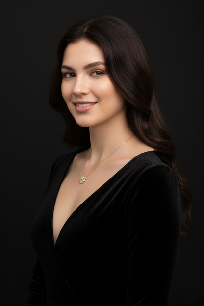 Rose Gold Plated Magnetic Heart Necklace | Stainless Steel Base