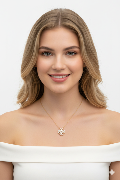 Rose Gold Plated Magnetic Heart Necklace | Stainless Steel Base