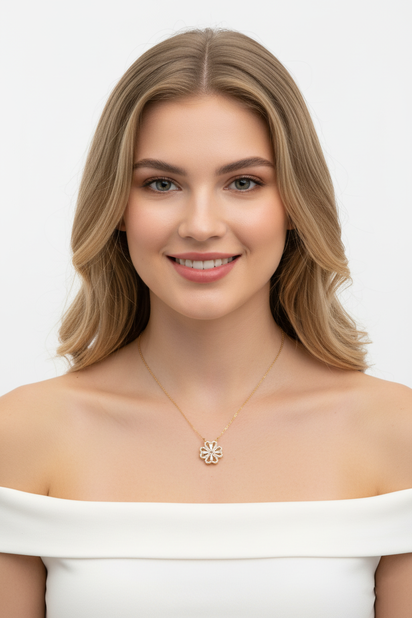 Rose Gold Plated Magnetic Heart Necklace | Stainless Steel Base
