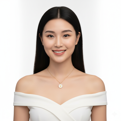 Twinkling 4-Piece Layered Gold Plated Necklace & Chain Set