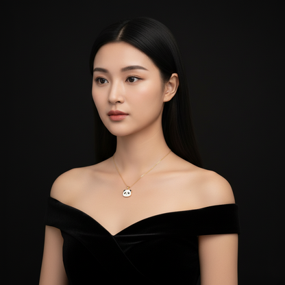 Twinkling 4-Piece Layered Gold Plated Necklace & Chain Set