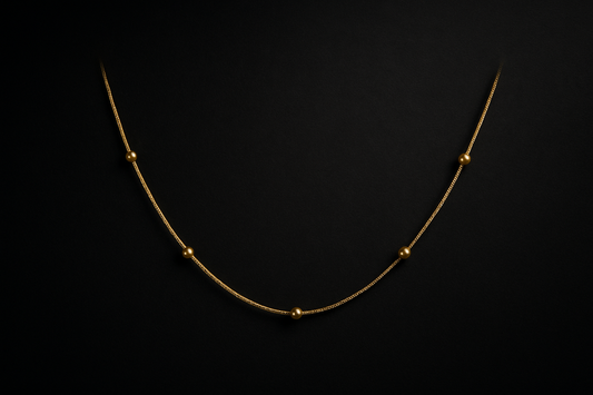Anti-Tarnish Gold Plated Necklace for Women | Adjustable Chain